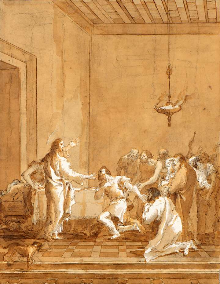 Christ Warns Peter in the Upper Room
